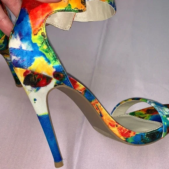 ‼️👠‼️BOGO 50% OFF Pretty multi colored high heels - Picture 7 of 15